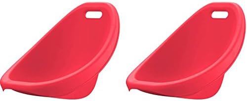 American Plastic Toys Scoop Rocker (Pack of 2) Kids Childrens Chairs (red)