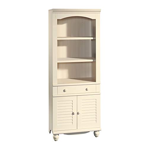 Amazon Com Wood Bookcase Library With Tree Adjustable Shelves