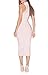 Whoinshop Women's High Neck Below Knee Bandage Pencil Party Prom Dress