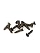 Clothes Hat Coat Robe Hanging Metal Single Hook Wall Door Hangers 5pcs