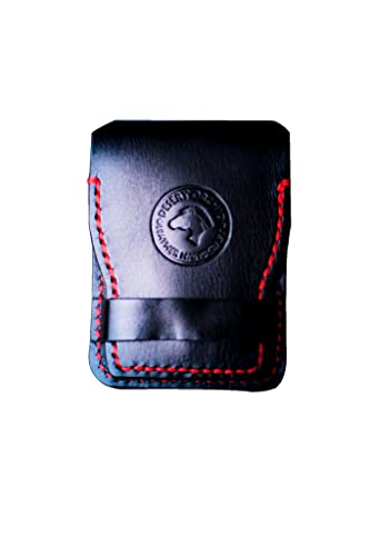 Desert Orchid | No. 04 | Minimalist Flap Wallet | Veg Tanned Leather (Black)