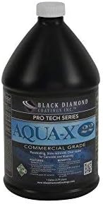 AQUA-X 22 Concrete and Masonry Sealer by Black Diamond Coatings. Penetrating and Stain Resistant Concrete Sealer. (1 Gallon)