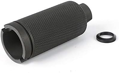 Flyniu AR Accessories 1/2x28 TPI Hider with Jam Nut for 556/223-HMCT