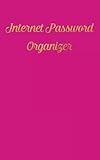 Internet Password Organizer: An alphabetical journal to organize internet log-in details - Pink Cove by Anneline Sophia