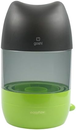 White paw EasyPaw Automatic Pet Paw Washer with Pet Food Bowl, Wash Any Size Dog, Pamper Your Pup With the Easiest Automatic Pet Friendly Grooming Tool