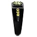 Marimor Jewelry Men's 1 Carat Olivine Green Cubic Zirconia Stainless Steel Black Ion Plated Ring