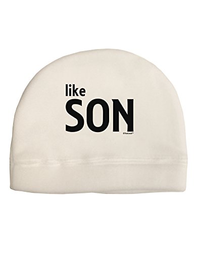TooLoud Matching Like Father Like Son Design - Like Son Child Fleece Beanie Cap Hat