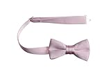 Pre Tied Bow Tie with Adjustable Neck Strap (Kids, Light Pink)