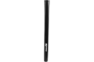 Karma Smooth Black Paddle Putter Grip | Standard Size, Soft Comfortable Rubber