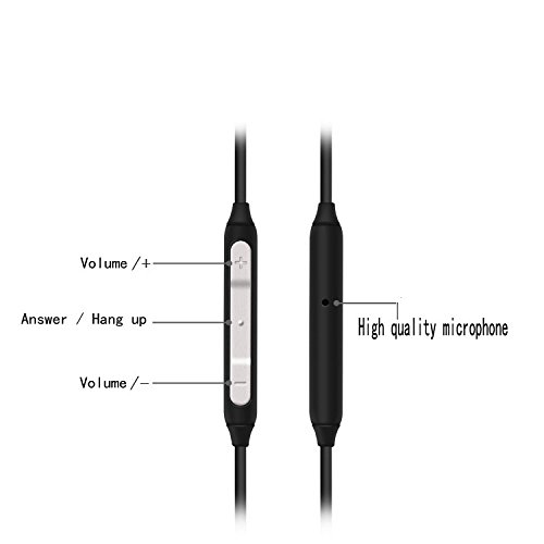 image for IKHISHI Earphones/Earbuds/Headphones 2Pack Black Compatible with iPhon