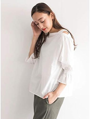 Amazon Co Jp イーハイフンワールドギャラリー E Hyphen World Gallery オフショルブラウス オフホワイト F 服 ファッション小物