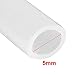 Uxcell a15121600ux0986 5 mm x7 mm Silicone Vacuum Food Grade Tube Beer Air Pump Hose Pipe, 3 m, Metal, 0.2