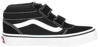 Ward Mid V, Zapatillas para Unisex niños, (Suede/Canvas) black/white, 38 EU