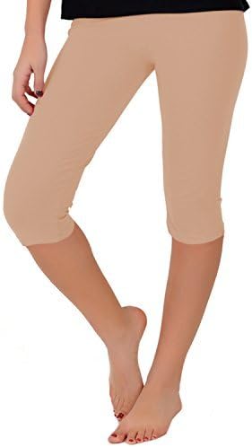 STRETCH IS COMFORT Women's Knee-Length Leggings | Stretchy Leggings | Cotton  Spandex | X-Small-7X Adult, Beige, Medium price in Saudi Arabia | Amazon  Saudi Arabia | kanbkam