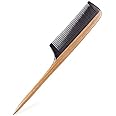 Exquisite Ox Horn Rat Tail Hair Comb - 100% Handmade Premium Quality Anti-Static Detangler for Men or Women