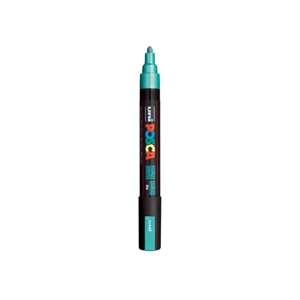 Uni-Ball Posca Medium Bullet Tip Marker - Metallic Green