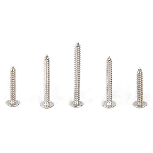 Gtagain Holzschrauben Selbstschneidend Stahlnägel - M3 M4 Holz Selbstschneidende Schrauben Eisenwaren Schrauben – Bild 4