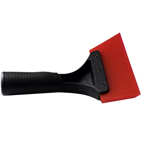 Wekoil Ice Scraper Window Squeegee Rubber Squeegee Water Wiper Cleaner Shower Glass All Purpose Car Squeegee with Anti-Slip Good Grip Handle for Home Kitchen Auto Windshields & Much More!