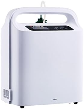 RKY Oxygen concentrator Oxygen Concentrator - Home Oxygen Concentrator Portable Oxygen Generator Air Purifier Real-time Monitoring 1-5L/min-Atomizing Function /-/