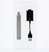 1100mah Silver Slim Oil Premium Pen Battery and USB Charger