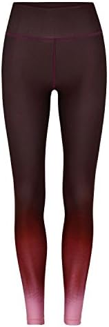 Women's Vie Active Rockell 7/8 Workout Tight - Black Cherry - US SIZE S