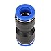 Hilitand 30pcs Air Line Fittings Push to Connect Fittings Straight Push Connectors Plastic Quick Release Connectors for 1/4 5/16 3/8 Tube