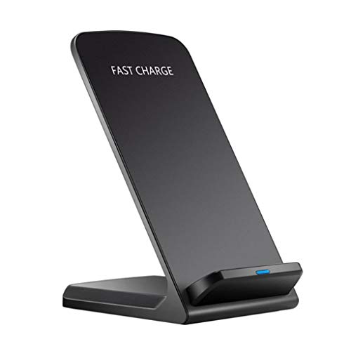 Lywey10W Qi Wireless Fast Charger Charging Pad Stand Dock Compatible for Samsung Galaxy S10e S10 S10+ for iPhone Xs Max XR X 8P