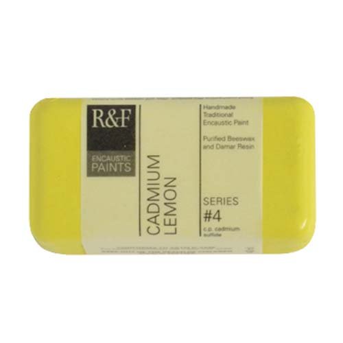 R&F Encaustic 40ml Paint, Cadmium Lemon