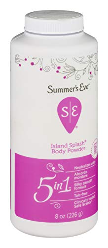 Summer's Eve Body Powder, Island Splash, Helps Prevent Moisture, 8 Ounce