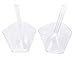 Lawei 100 pack Mini Dessert Cups with Spoons - 2.7 oz Plastic Dessert Cups Disposable Clear Plastic Appetizer Cups for Tasting Party Desserts Appetizers