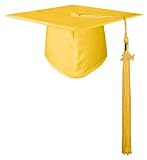 GraduatePro Matte Graduation Cap with 2024 Tassel
