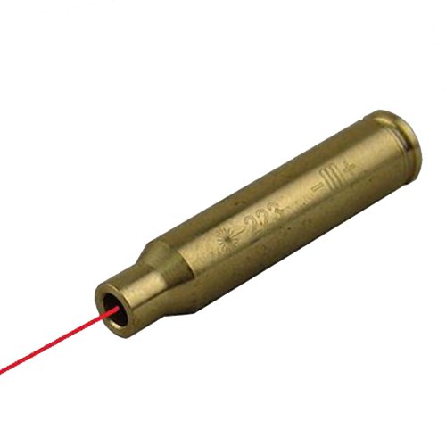 Global Sportsman AR15 AR-15 M4 M16 Rifle .223 5.56x45mm Caliber Ammo Cartridge Laser Bore Sighter Boresight Boresighter - Batteries Included - Safety Practice Sight Alignment - Great For The Range And For Ensuring Your Gun Is Still Zeroed In After Travel