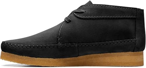 Amazon.com | Clarks ORIGINALS Weaver Boots Black Suede 11.5 | Western