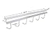 Art Secret 6-Hook Under Cabinet Mug Hanger (c- 2pcs White)