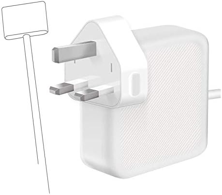 Nuoo Compatible With Macbook pro Charger, 85W Magsafe 2 T Shape Connector Power Adapter for Mac Book 13'', 15'' and 17'' - Mid 2012- Mid 2015 Models