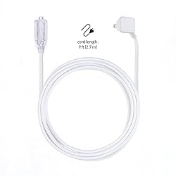 Globe Electric 22811 9ft Fabric Extension Cord, 3
