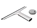 simplehuman Bathroom Shower Squeegee, Stainless Steel