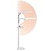 OttLite 18 Watt Wing Shade Floor Lamp | Reading, Task, Craft Lamp | Flexible Neck, Weighted Base, Craft Organizer Tray | Office, Home, Workshop