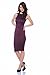 AX Paris Women's Cut In Neck Midi Dress