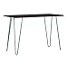 Ameriwood Home Owen Retro Desk, Espresso/Teal