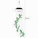 SUMERSHA Hummingbird Wind Chime, Color Changing LED Solar Mobile Bird Wind Chimes Hanging Outdoor Solar Lights for Home Party Yard Garden Night Decoration