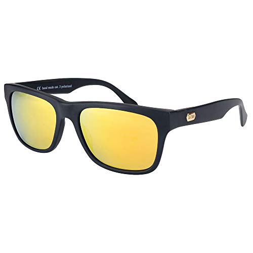 AVIMA King Polarized Sunglasses for Men - Classic Trendy, Stylish & Luxurious Sunnies With UV Protection (Yellow)