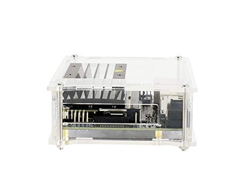 Acrylic Clear Case (A) Enclosure for Jetson Nano Developer Kit Dust Resistance Supports Adding Cooling Fan