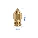 20 PCS 3D Printer Nozzle 0.4mm MK8 Extruder Head for Creality Cr10