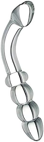 Huge Big Deluxe Double Crystal Glass with Spiral Textured