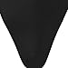 Men's One-Piece High Cut Sissy Pouch G String Underwear Freestyle Wrestling Singlet Lingerie See Through Leotard Bodysuit Jumpsuit Work Out Swimsuit Gym Fitness Briefs Swimwear Thongs Nightwear Black