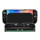 Uplinkzy Switch 2コンソール用充電・冷却ベース収納ドック(NS2左/右小型コントローラーサポートとRGBライト付き)