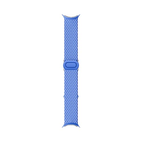 Google Pixel Watch Woven Band - Compatible with the Pixel Watch and 2, and 3 and 4 41mm - Indigo (Made by Google)