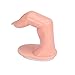 Mudder Practice Fingers DIY Nail Art Training Fingers Nail Decoration Training Fingers for Acrylic, Gel and Nail Art Beginners, 10 Pack