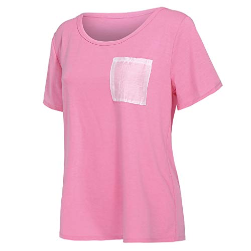 image for ★Kawaiine★_Clothing Kawaiine Solid Women Casual O-Neck Short Sleev
